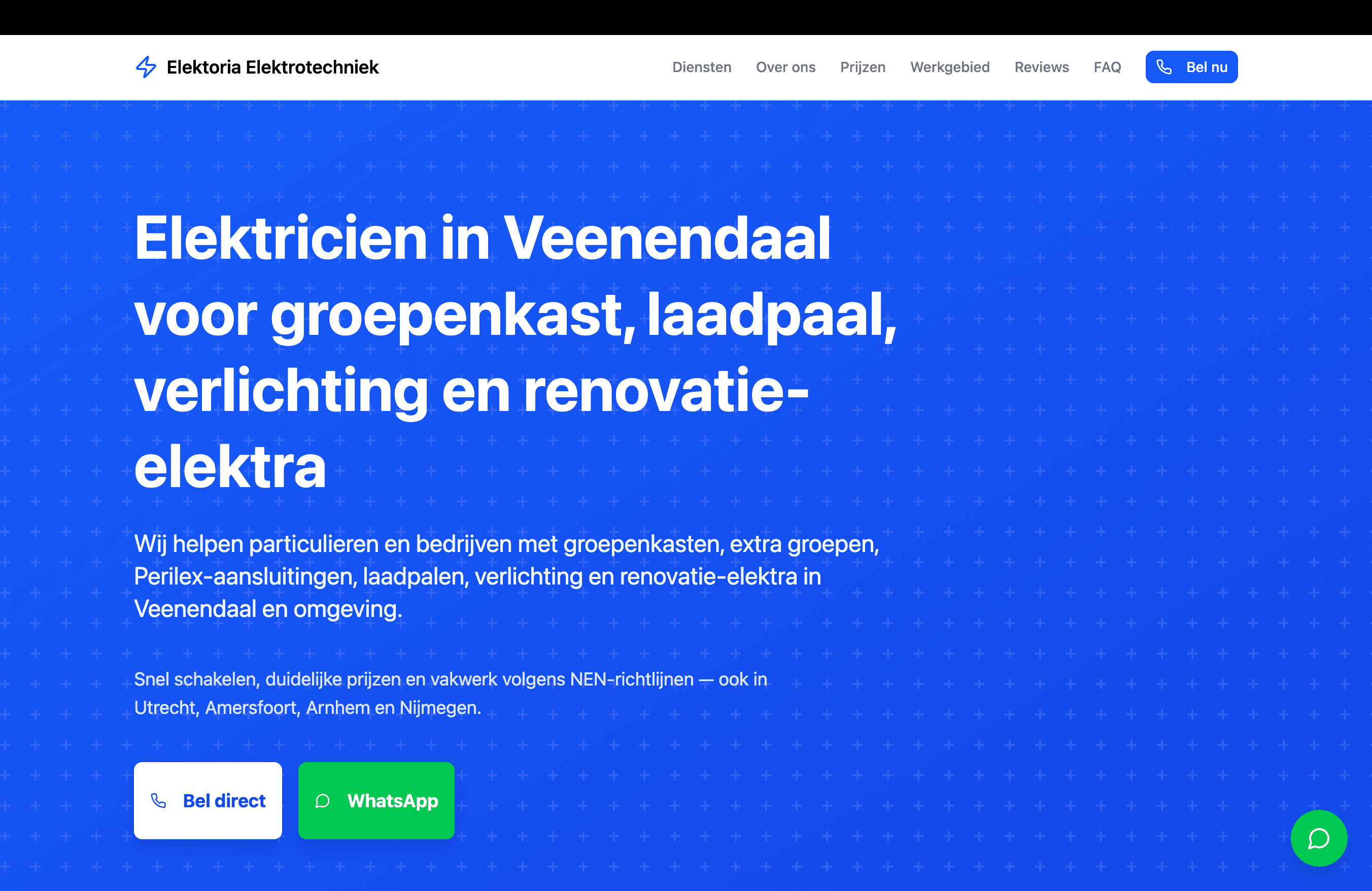 Webdesign Projekt Elektoria